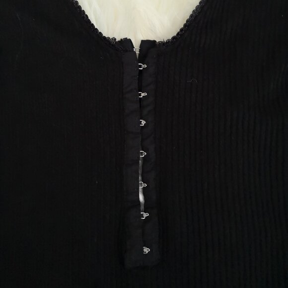 Urban Outfitters Hook & Eye Bodysuit in Black - Size S - Picture 5 of 6